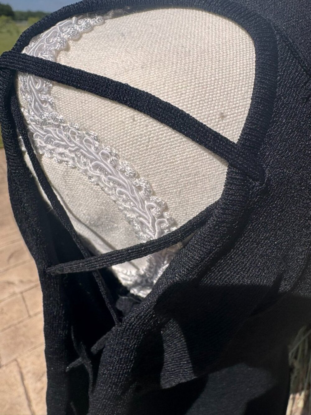 The Limited black sweater with cutout sleeves; XS - Picture 4 of 7